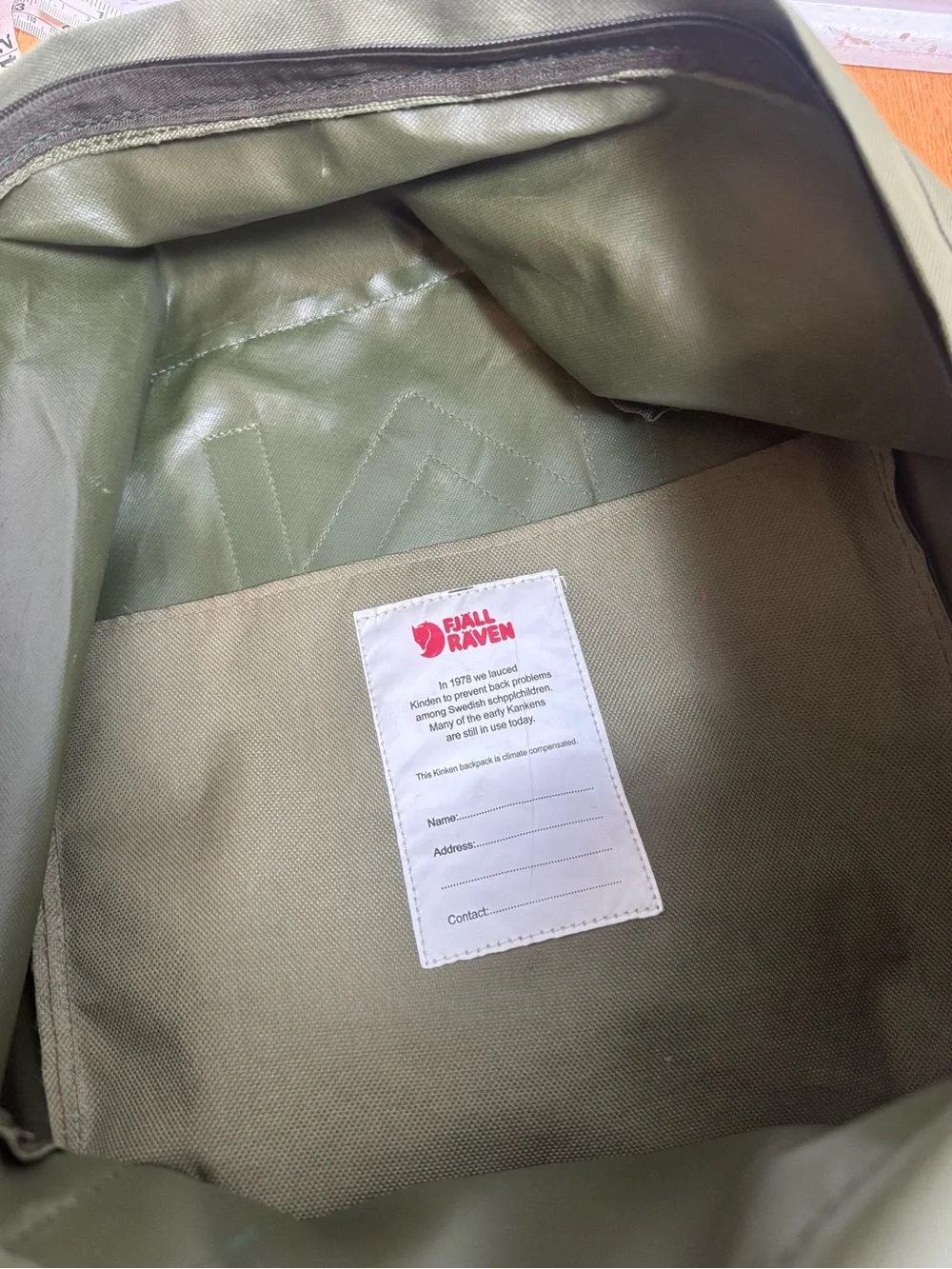 Fjallraven Kanken Pack in Green NWOT